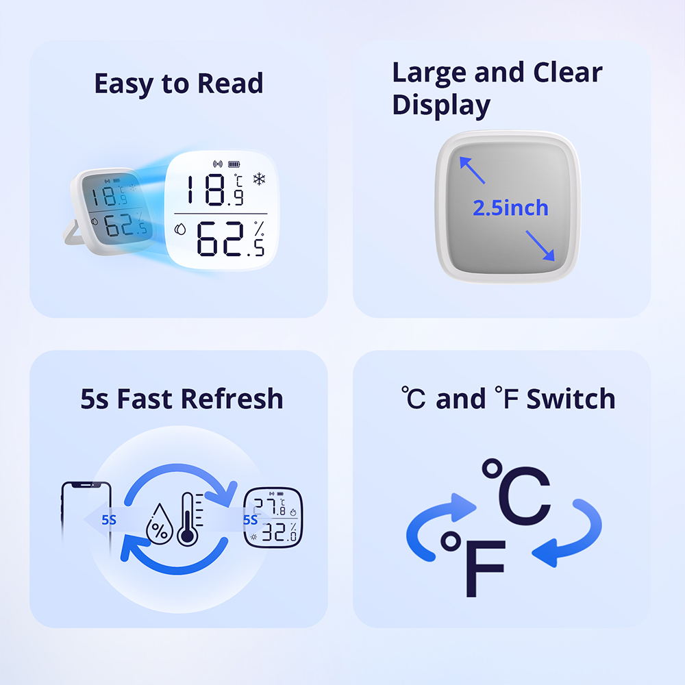 Sonoff - SONOFF Zigbee Smart LCD Temperature Sensor