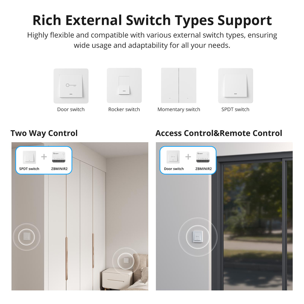 SONOFF ZBMINIR2 Zigbee Smart S - Sonoff Mini R4 recension och pris