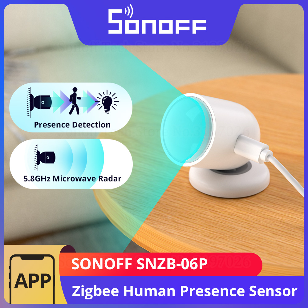 SONOFF SNZB-06P Zigbee Human P - Sonoff Mini R4 recension och pris