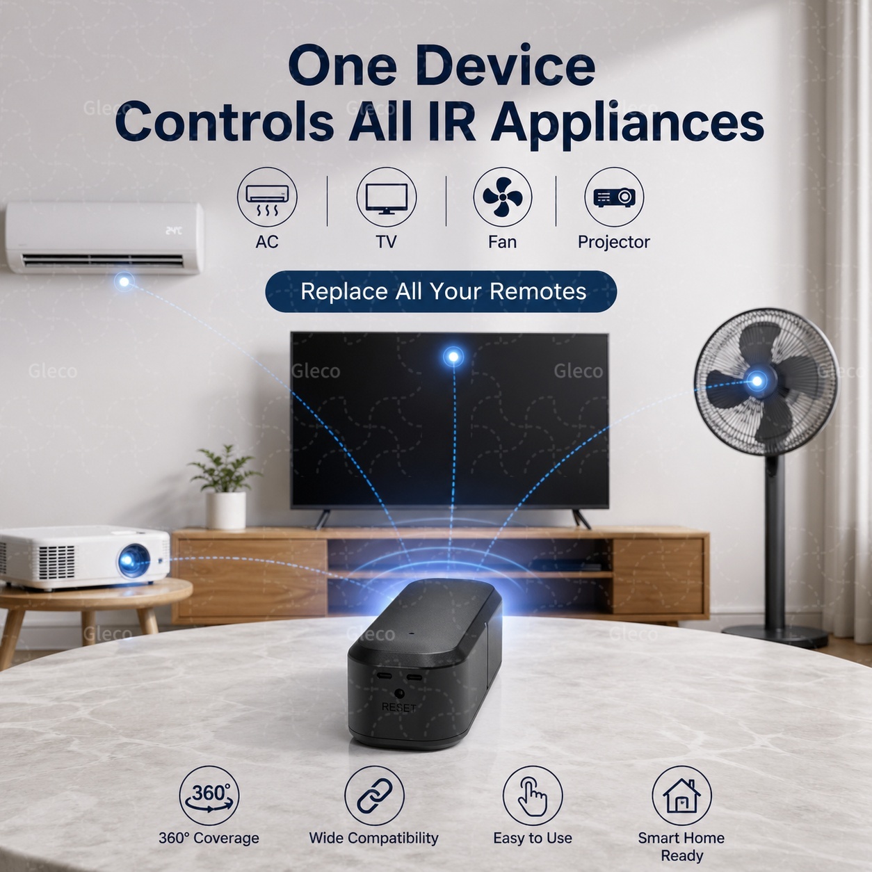 Zigbee Smart IR Remote Control - Home Assistant Tuya recension och pris