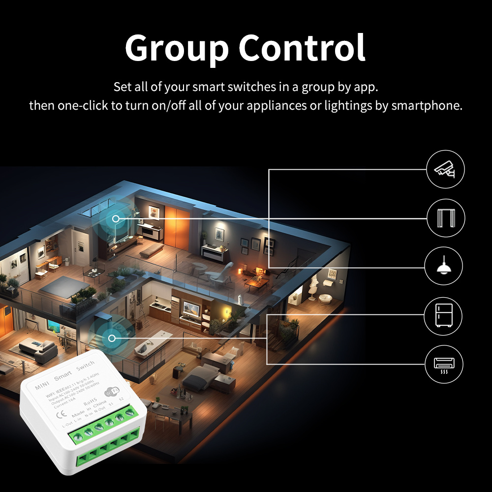 Mini Wifi Smart Switch Module  - Sonoff Basic recension och pris