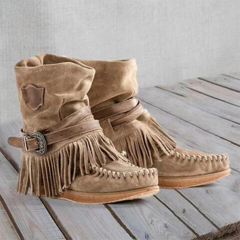 Retro Tassel Women's Boots Sid - Tasmota recension och pris