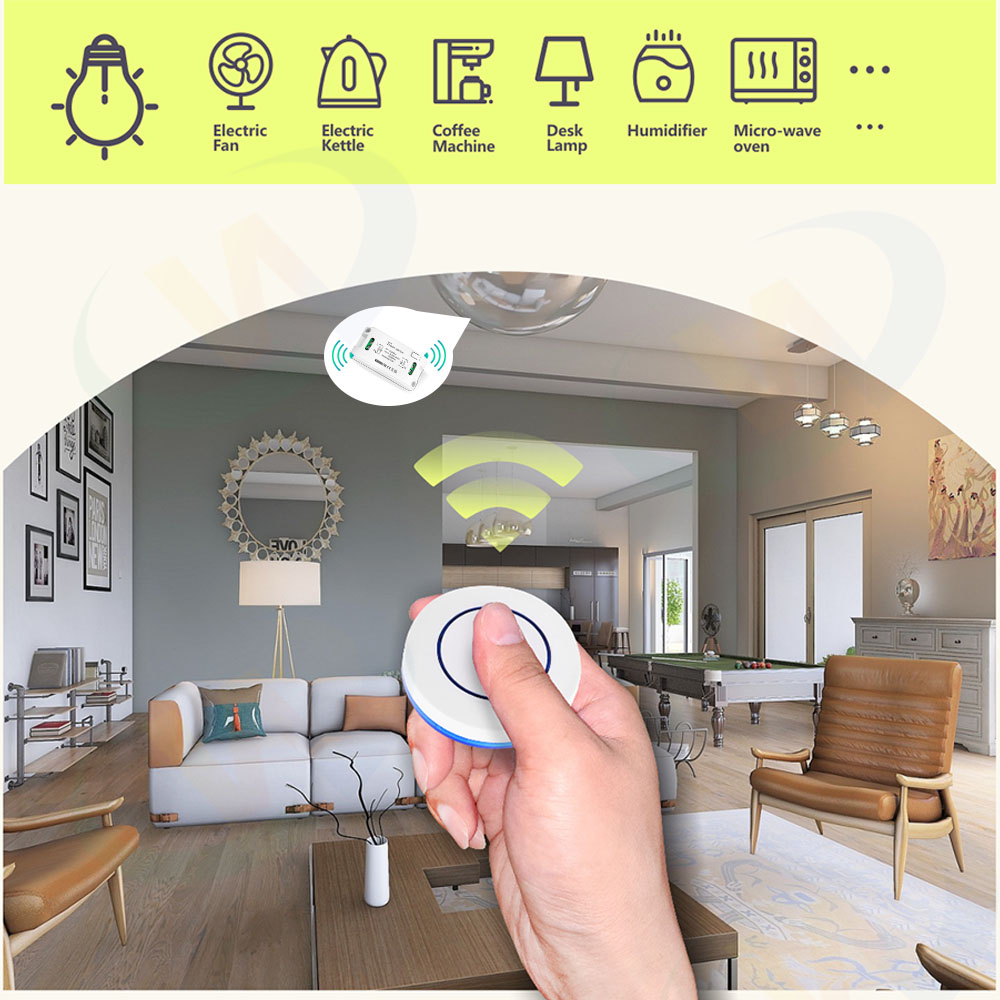 RF 433Mhz Wireless Smart Light - Sonoff Basic recension och pris