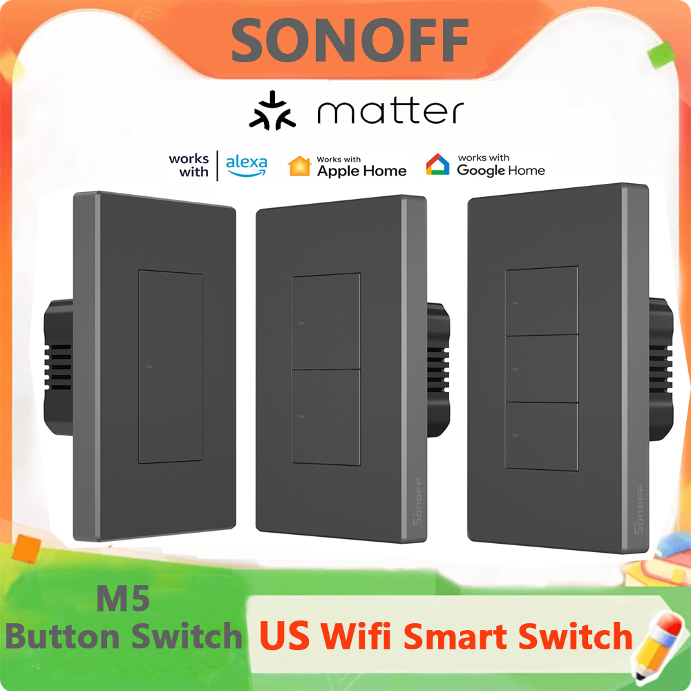 Sonoff M5 120 1C 2C 3C Matter  - Sonoff Basic recension och pris