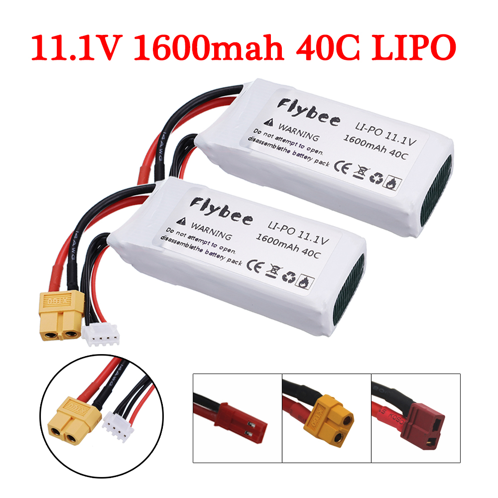 2pcs High Rate 40C 11.1V 1600m - Shelly Plug recension och pris
